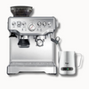 Silver Sage The Barista Express Espresso Machine With Temp Control Milk Jug