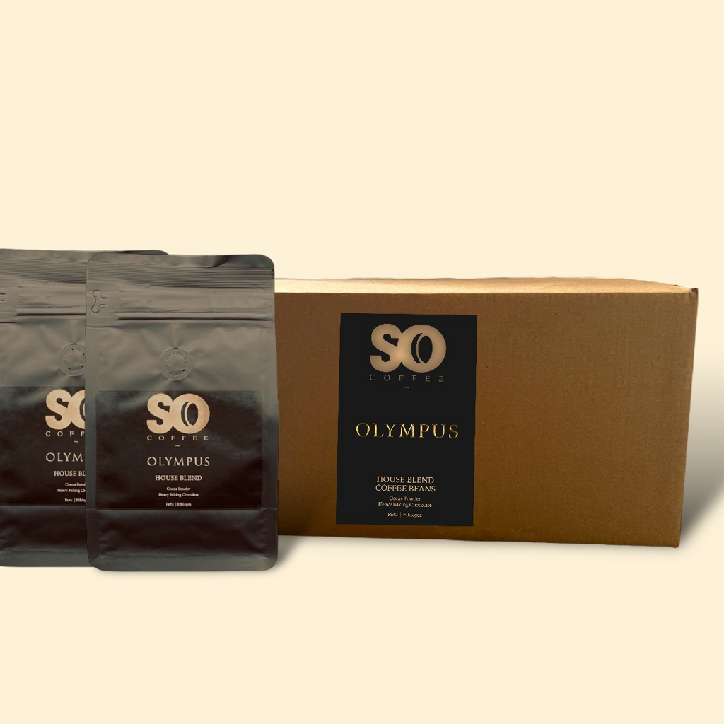 OLYMPUS House Coffee Wholebean Bags And Box