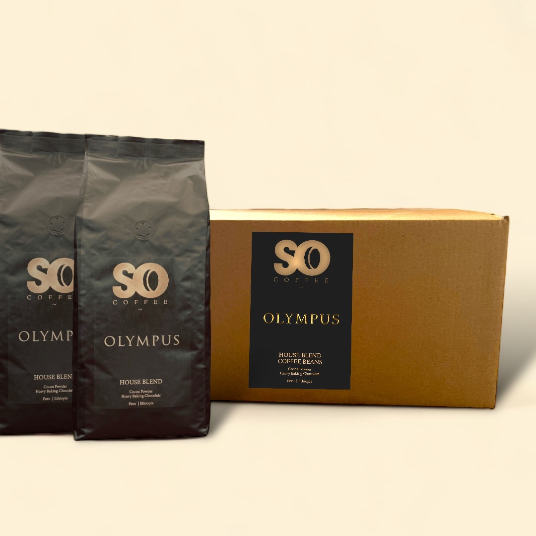OLYMPUS House Coffee Wholebean Bags And Box