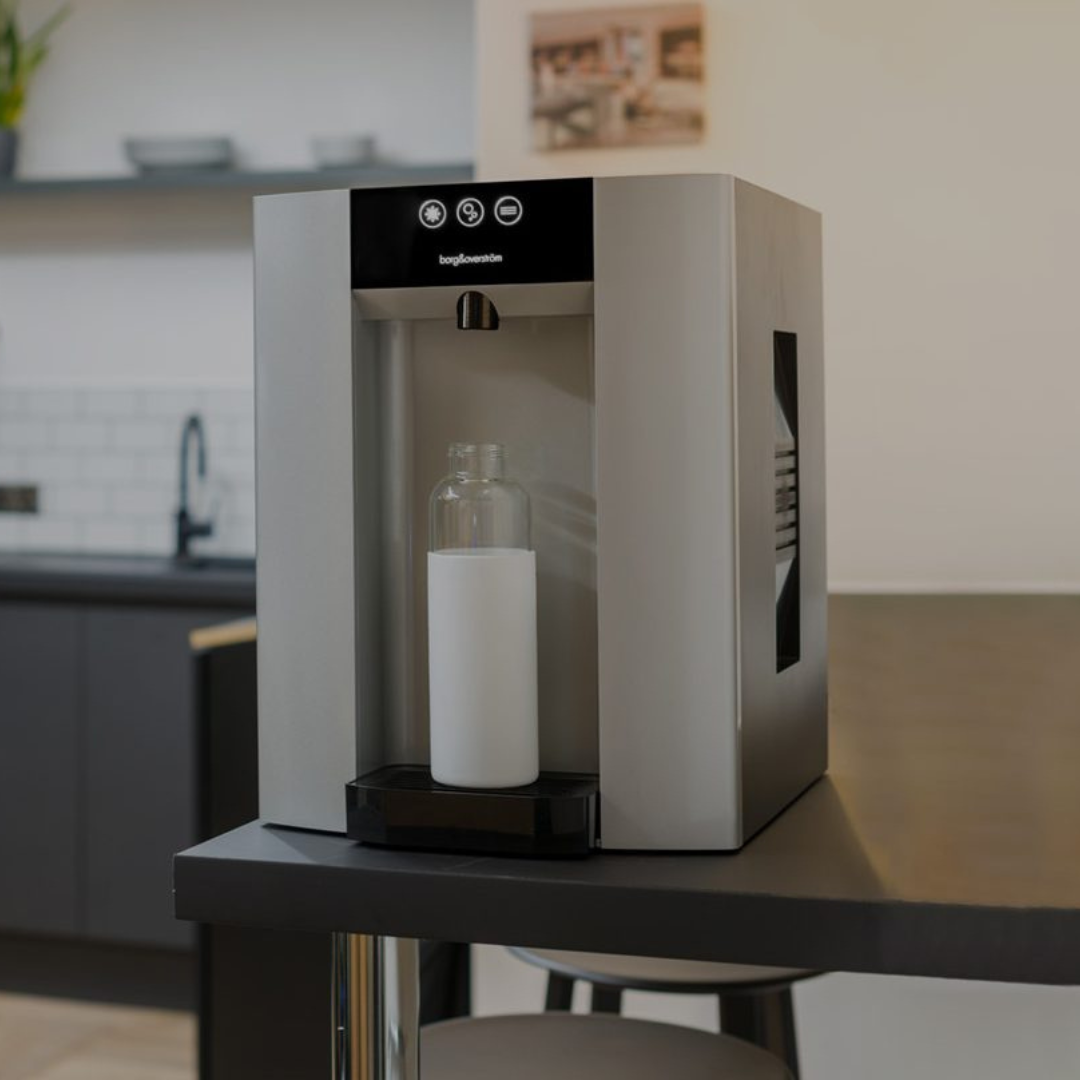 Grey Countertop Water Cooler Dispenser
