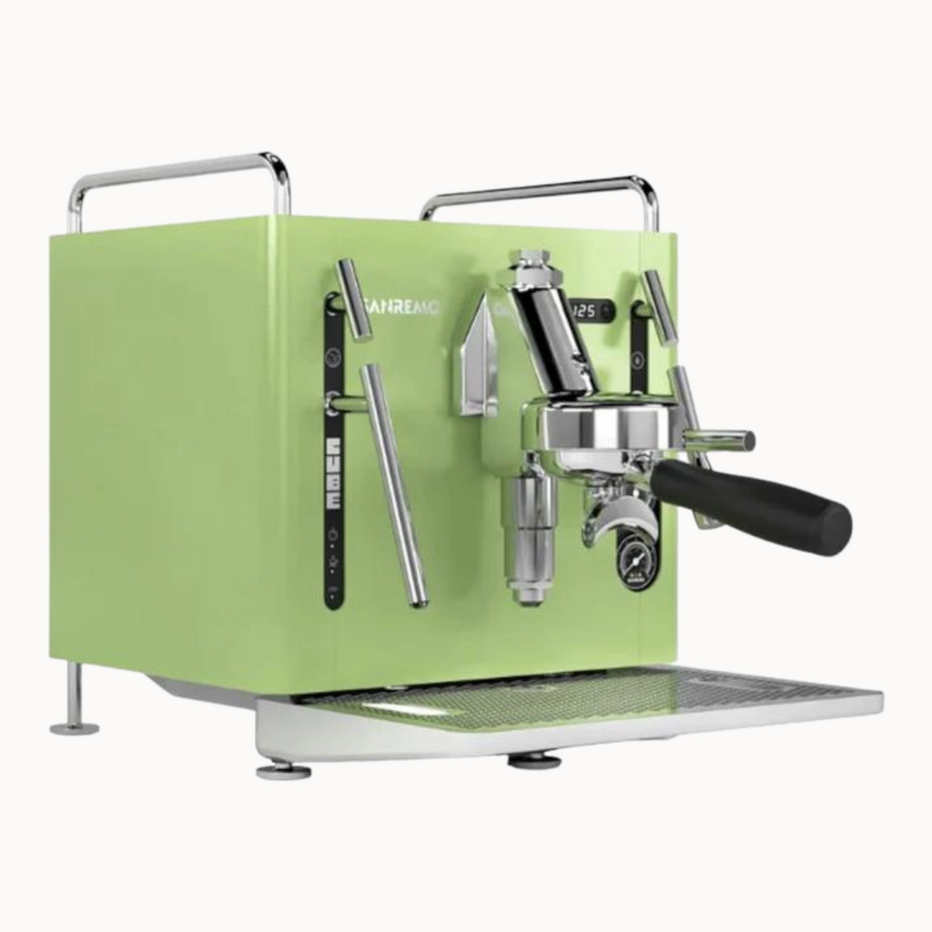 Green Sanremo Cube Coffee Machine
