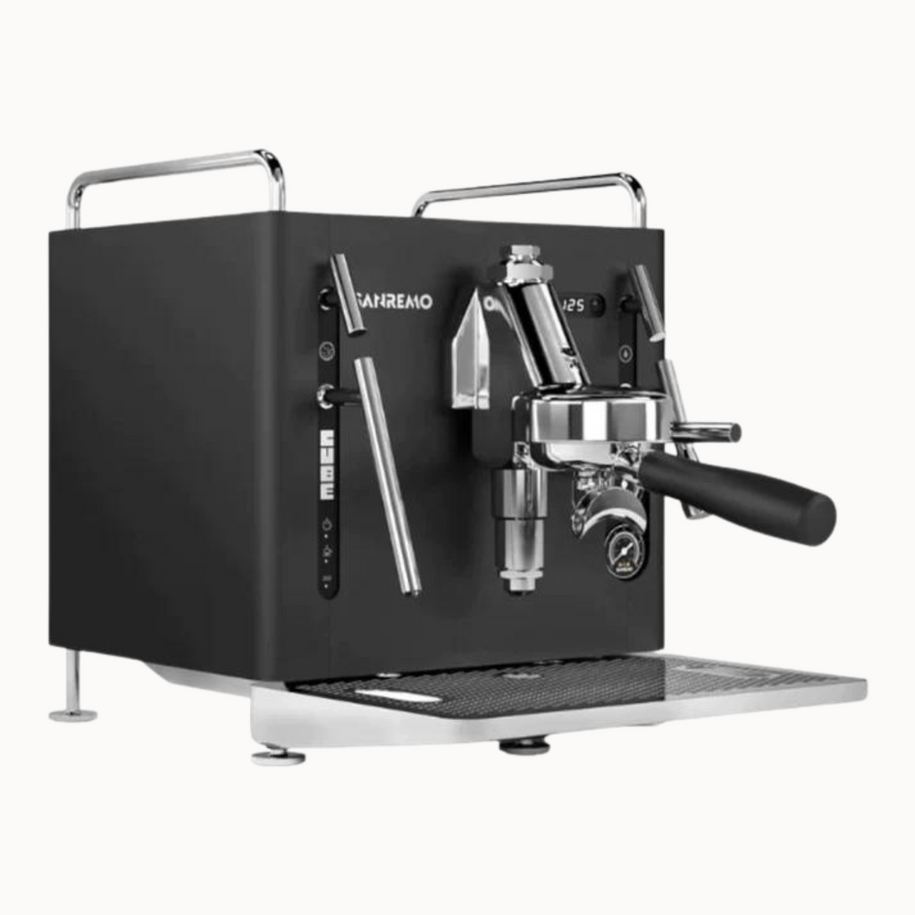 Black Sanremo Cube Coffee Machine
