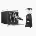 Black Sanremo Cube Coffee Machine & Grinder Packages