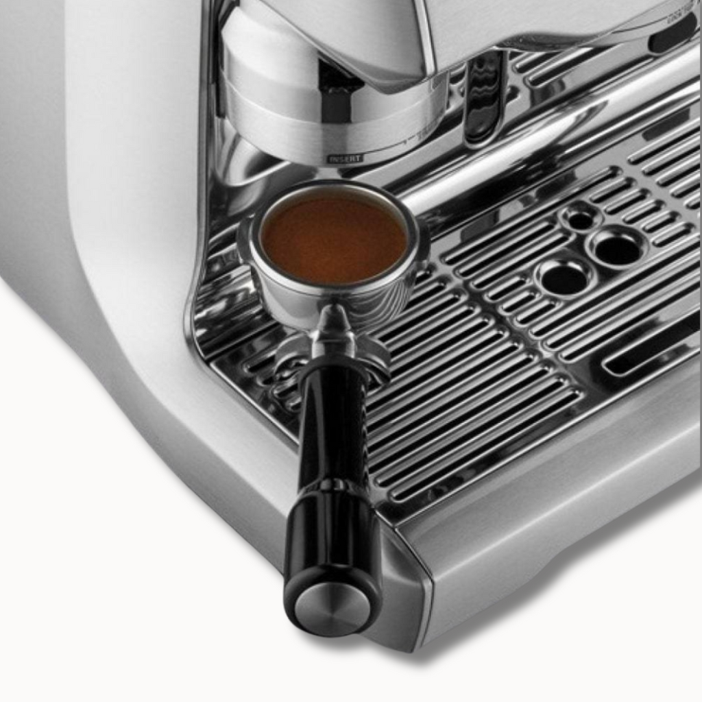 Grinded Coffee On Machine