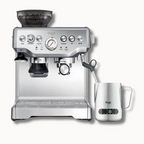 Silver Sage The Barista Express Espresso Machine With Temp Control Milk Jug