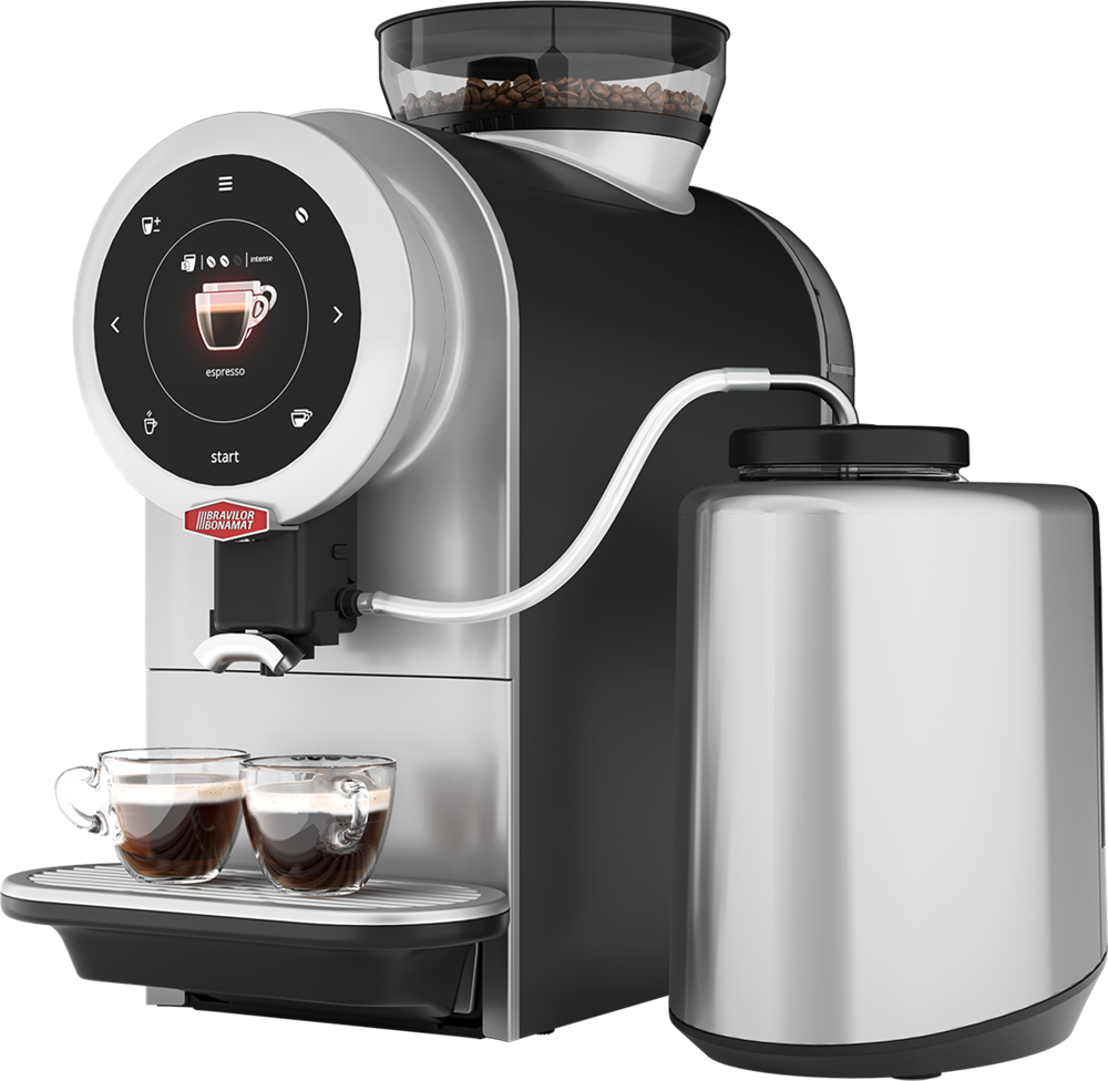 Bravilor SPRSO UK All in One Bean To Cup Coffee Machine With Milk Cooler