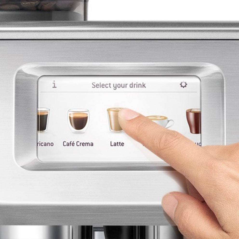 Drink Selection On Coffee Machine