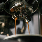 Coffee Pouring From Machine